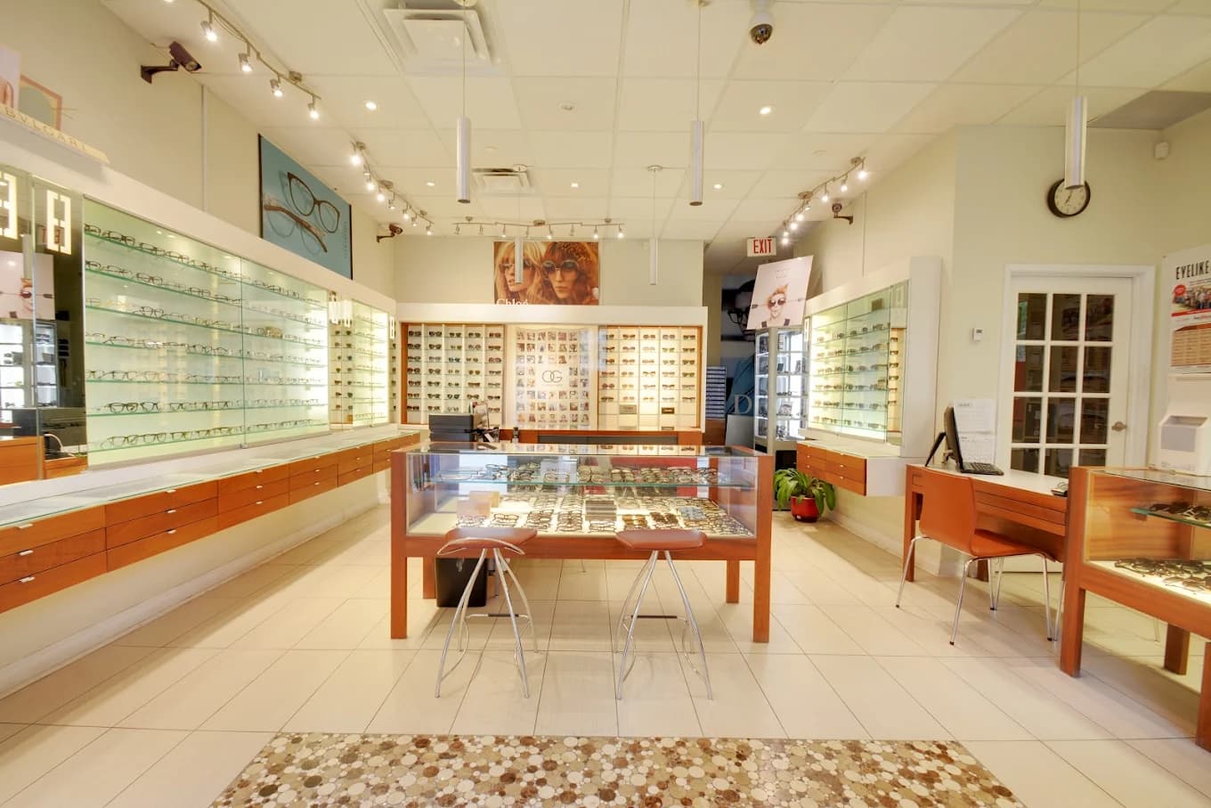 Eye Story Optical store interior in North York, Toronto